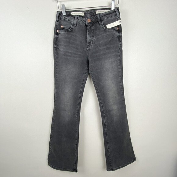 ANTHROPOLOGIE | Pilcro High Rise Bootcut Black Jeans 26 - Picture 2 of 8